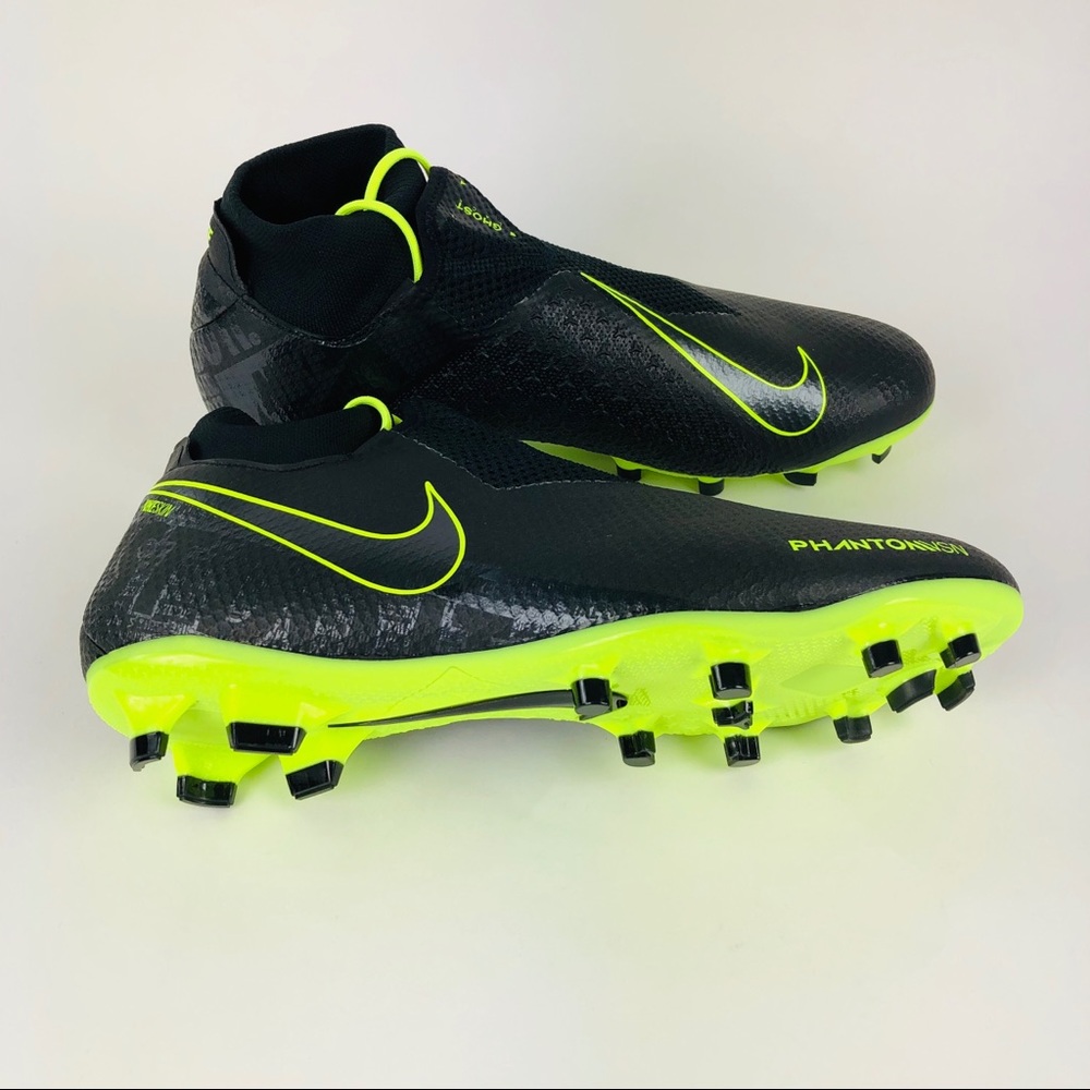 Nike Phantom Vision Pro Soccer Cleats Black Volt - Picture 6 of 6